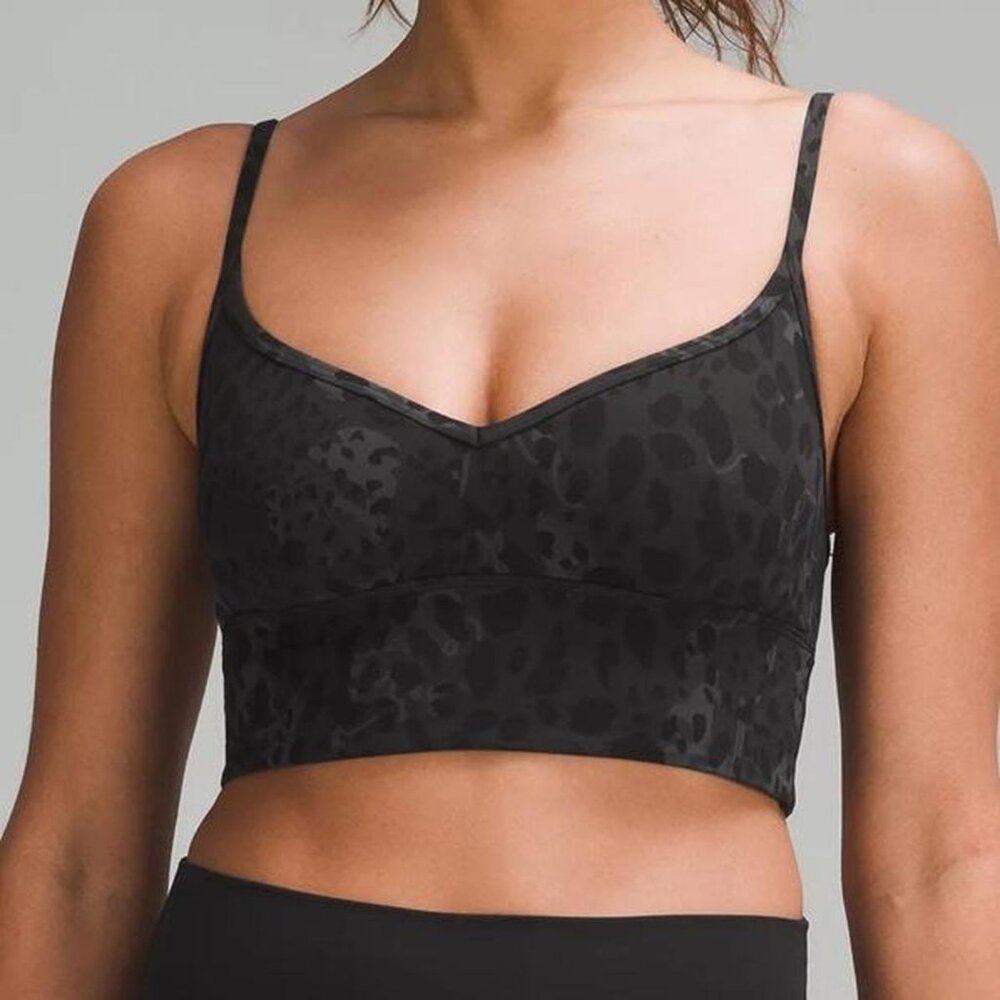 Lululemon Align Sweetheart Bra A/B Size 8 Cheetah Camo